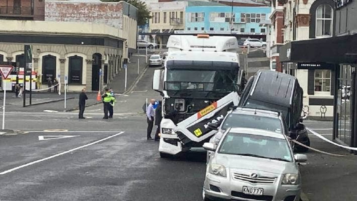 Connor Latty Dunedin: Pedestrian Killed By Runaway Truck Named