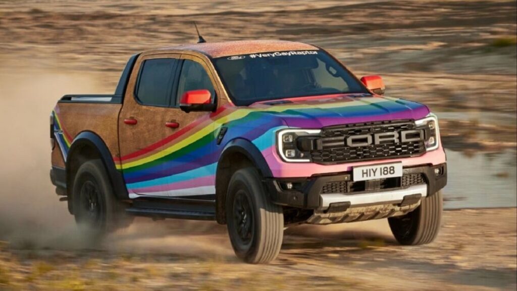 Ford Raptor commercial rainbow goes viral, causing online backlash