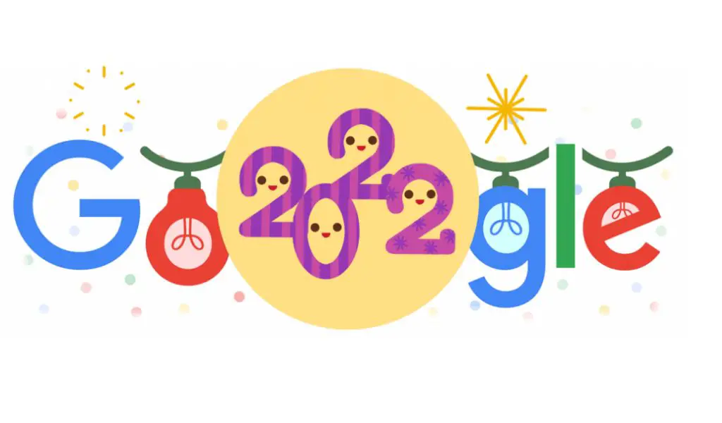 Google celebrates New Year’s Eve 2022 with a colorful and creative doodle