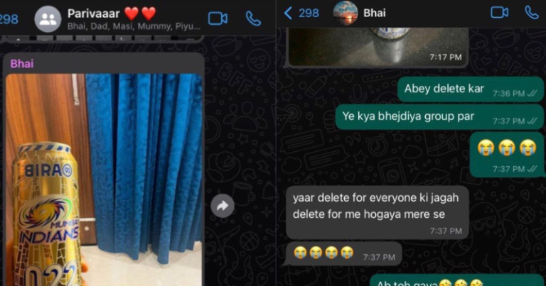 Guy Accidentally Sends Beer Photo To Family Group, Twitter Gives Hilarious Reactions