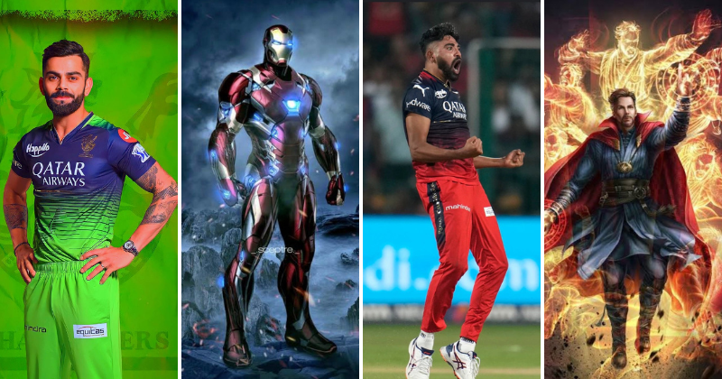 Have you ever imagined RCB players as Avengers?  Virat Kohli’s Image As Iron Man Tweeter Goes Viral, Find Out Who Thor Is