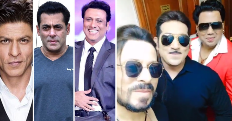 Hope for?  Shahrukh Khan, Salman Khan and Govinda in the same video?  they are but with a touch