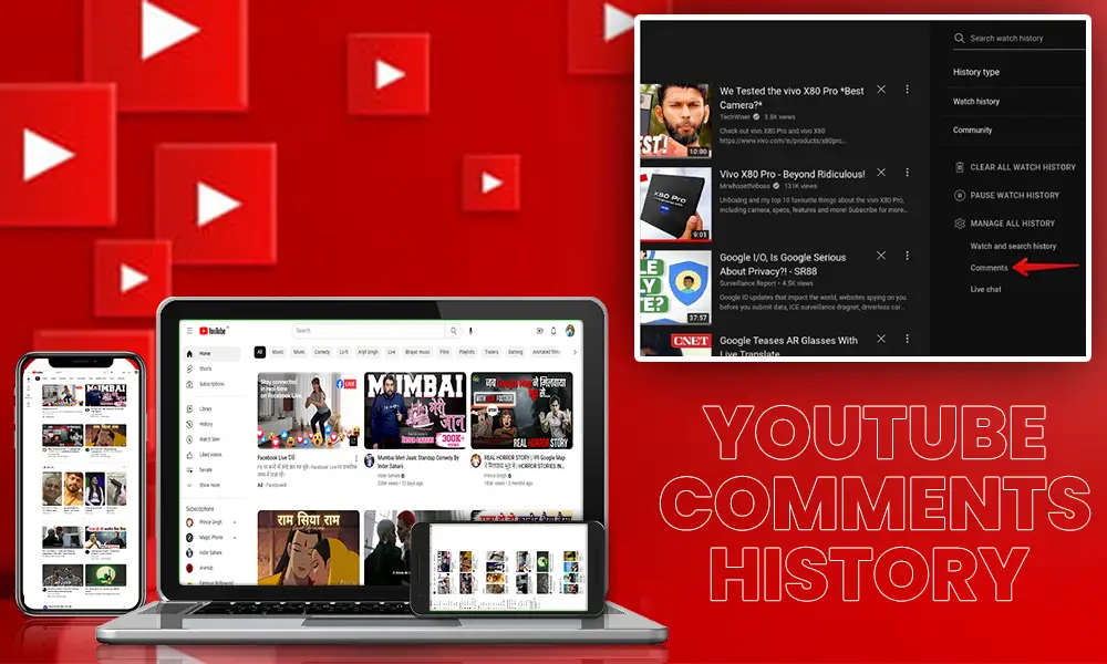 How to See Your YouTube Comments History on Android, iOS, and Windows?