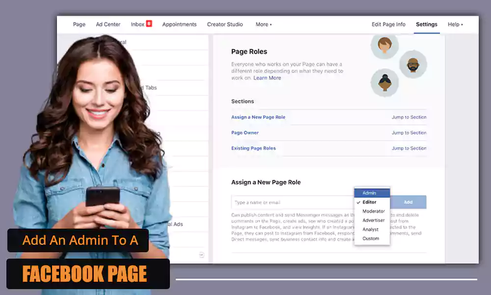 How to add an administrator to a Facebook page?  Here are some easy ways