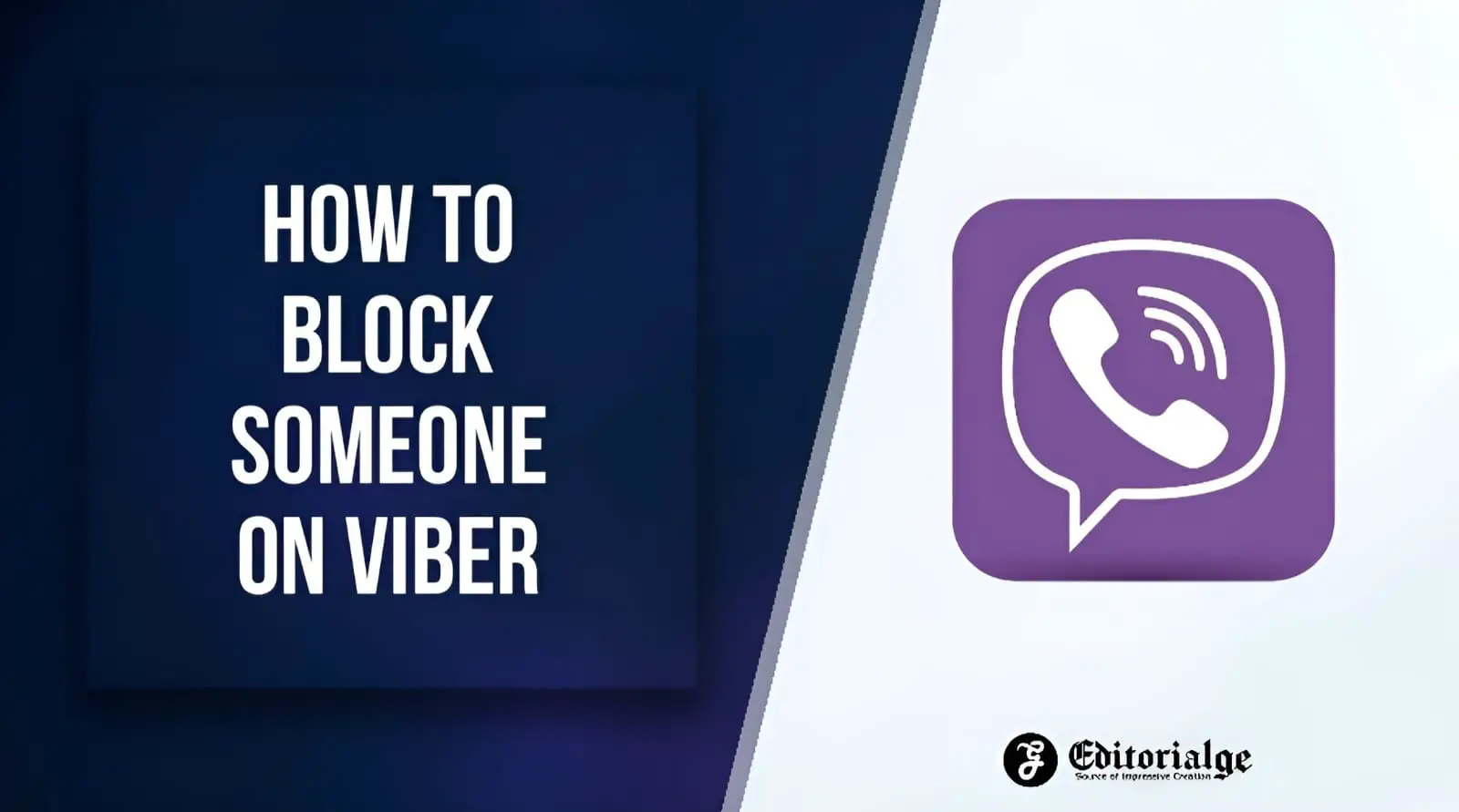 How to block someone on viber