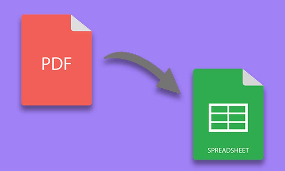 How to convert PDF to Excel?