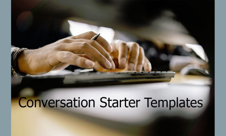 Conversation-Starter-Templates