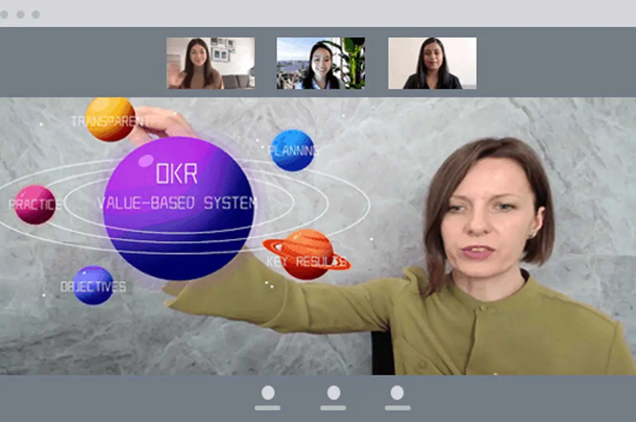 How to make presentations online during a video conference?