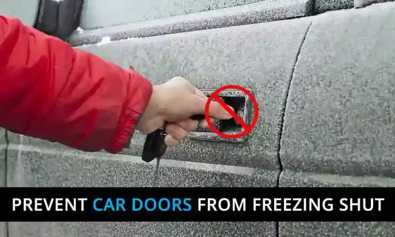 How to prevent car doors from freezing
