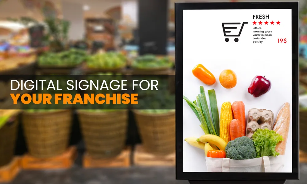 How to set up digital signage for your franchise