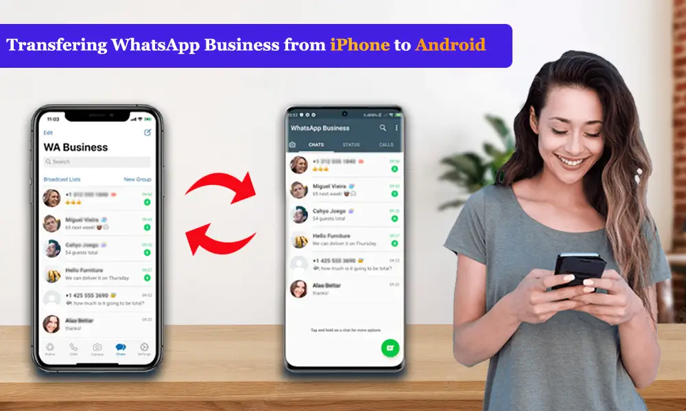 How to transfer WhatsApp Business from iPhone to Android?