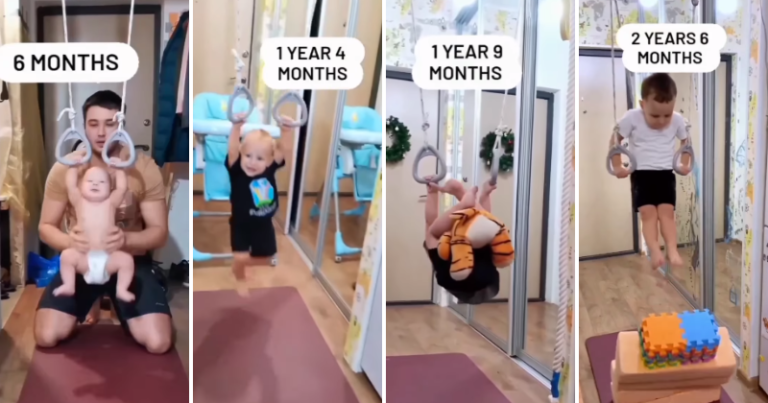 Meet the little internet sensation who’s been working out since she was 6 months old