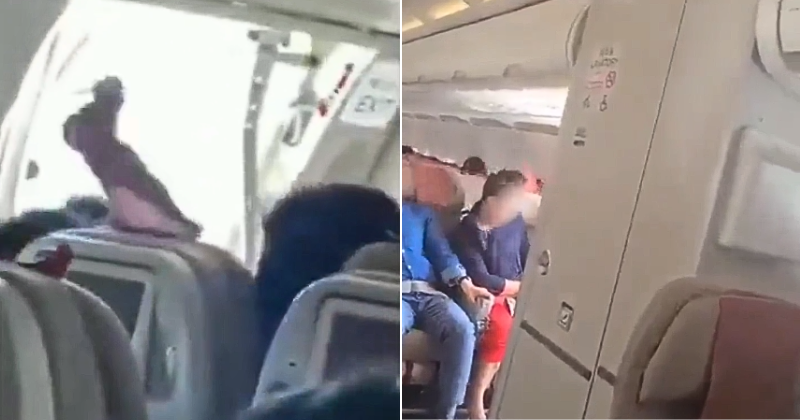 Passenger opens emergency exit in the middle of a flight in South Korea, the wind whips but no major injuries are reported