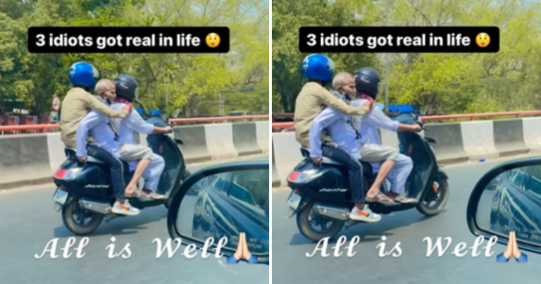 Remember the iconic scooter scene from ‘3 Idiots’?  It happened in real life