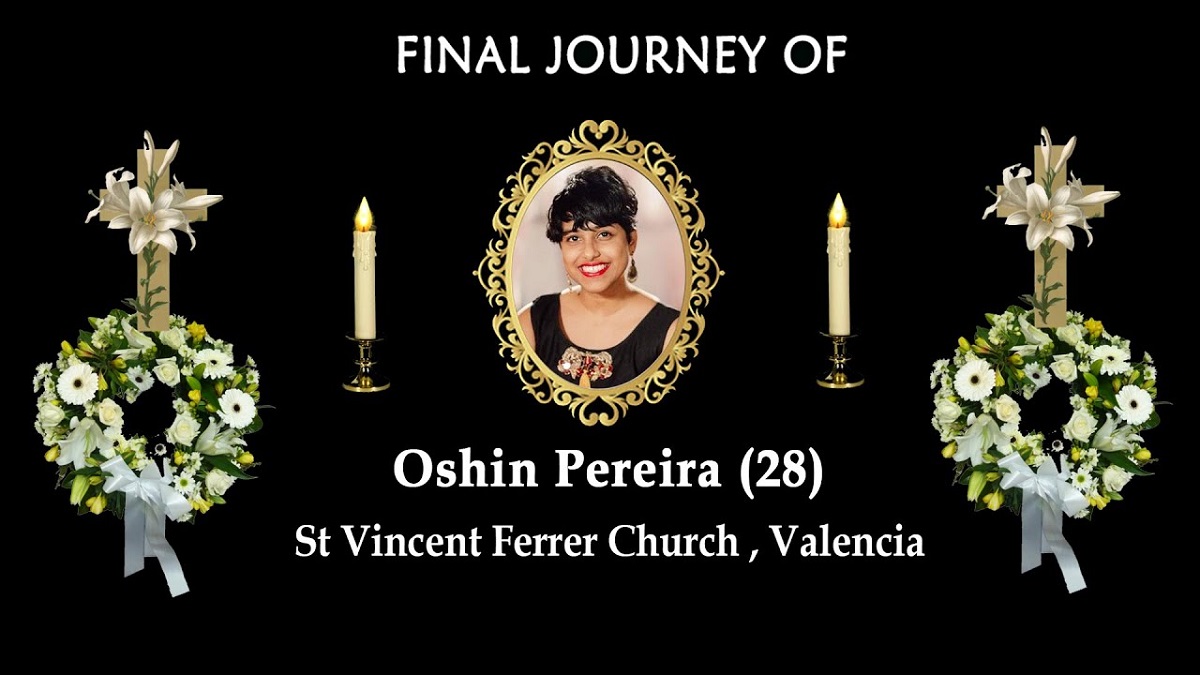 Oshin Pereira Funeral