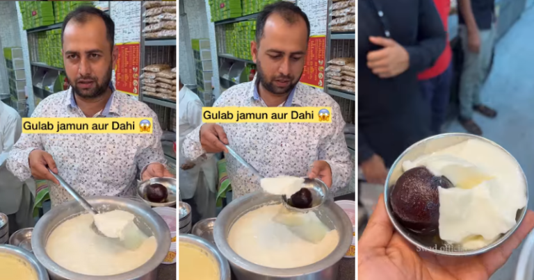 The Odd Food Combo Saga Continues – This Time Gulab Jamun Has Met The Curd