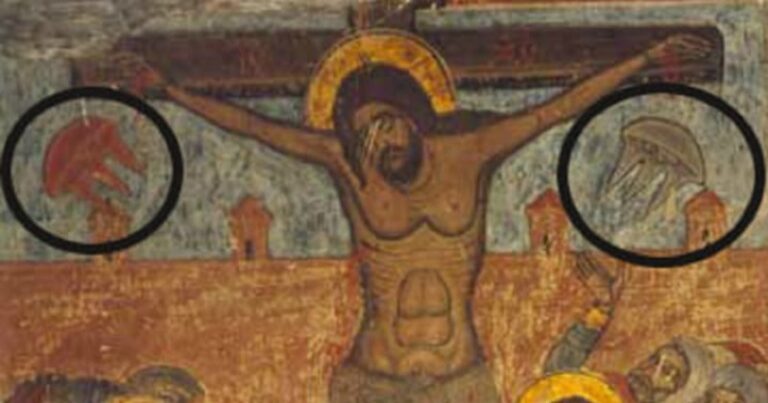 They’re Everywhere: 1000-Year-Old Jesus Painting Apparently Has UFOs, Theorists Go Wild