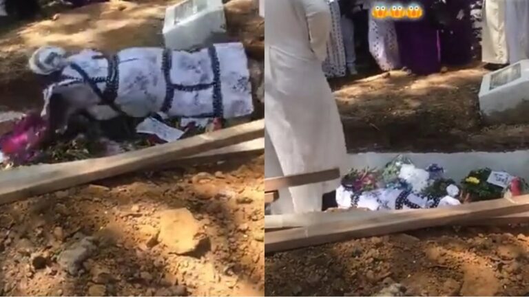 Video of Father Bernard, photo trends after a woman threw herself into his grave