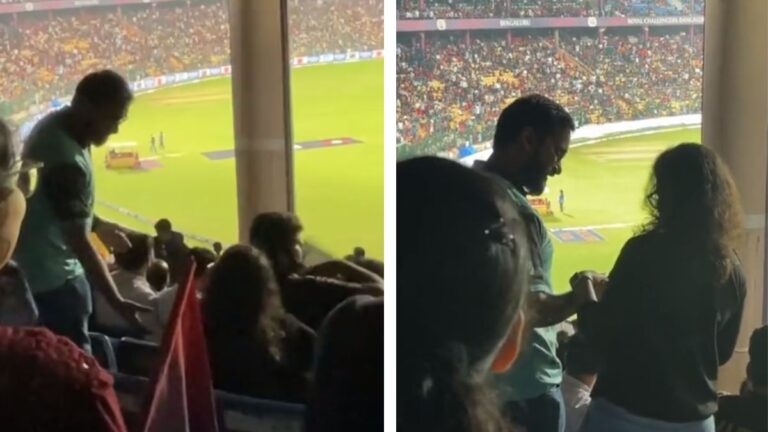 Viral video: A woman’s marriage proposal to her boyfriend during an IPL match has won the hearts of netizens