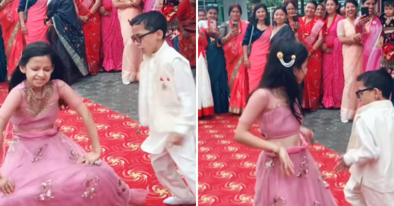 Watch These Adorable Kids From Nepal Dancing To Panche Baja, The Internet Is Going Crazy