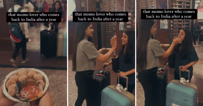 A Momo-Ent To Cherish: Woman Surprises Friend Back To USA With Momos Aarti