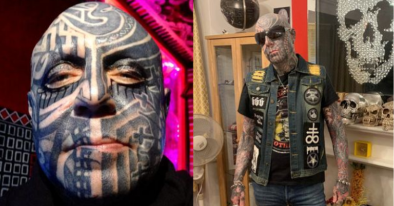 ‘Britain’s most tattooed man’ to get the last 3% of his remaining skin tattooed despite his wife’s disapproval