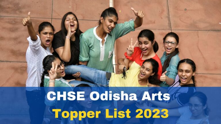 CHSE Odisha Arts Topper List 2023: Odisha Class 12th Arts Result Toppers Name and District Wise Pass Percentage