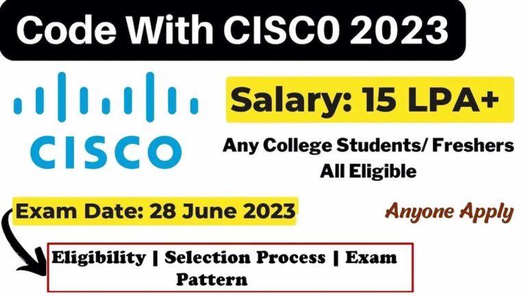 Cisco Codeathon Registration, How To Prepare, Cisco Internship, Stipend