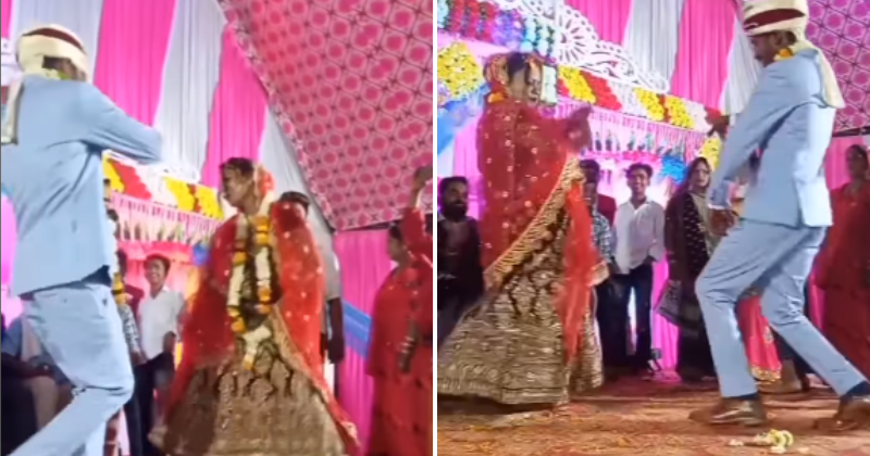 Couple Just Killed It: Video Of Bride And Groom's Epic Dance To 'Lollypop Lagelu' At Their Wedding Goes Viral