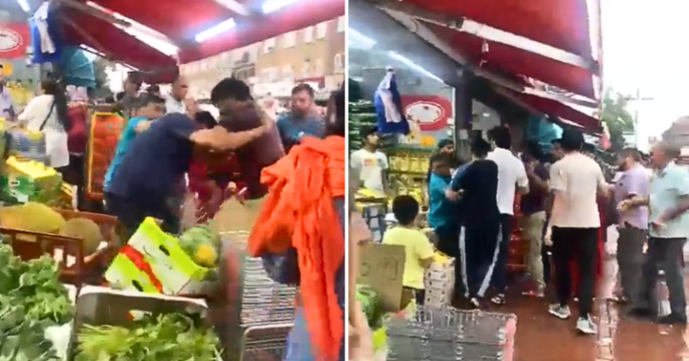 Desis fight over mangoes in London market, internet finds ‘Kalesh’ funny