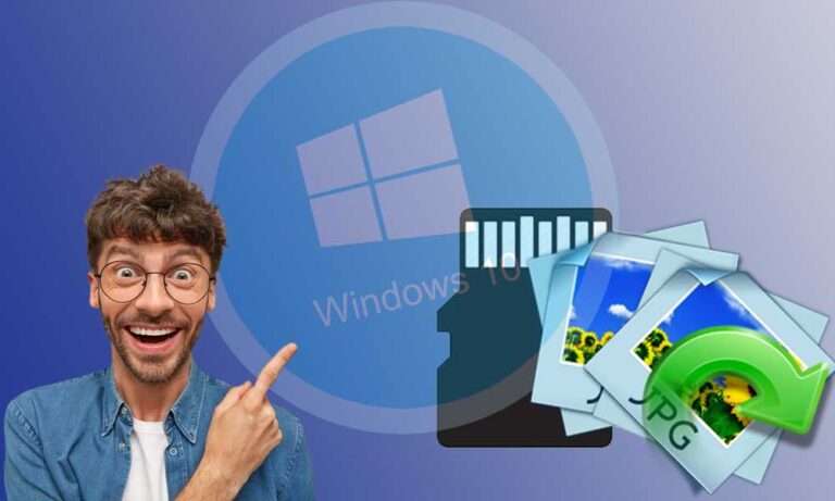 How to recover deleted photos from Windows 10