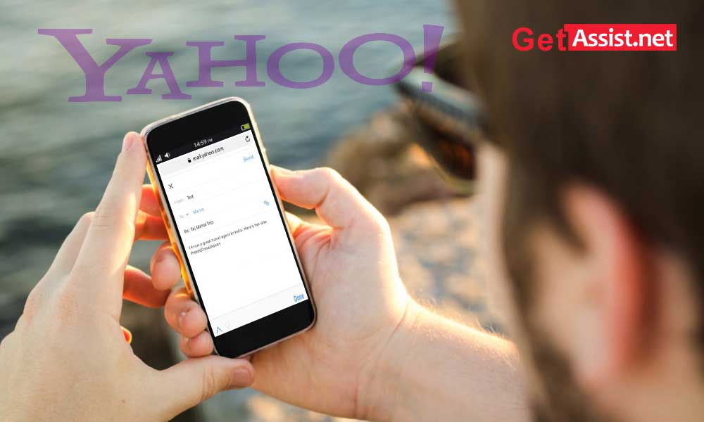 How to send an email using a Yahoo account?