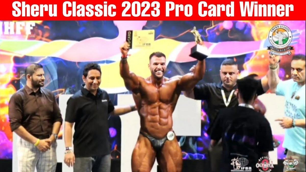 IHFF Sheru Classic 2023: IFBB Procard Sunny8x Winner, Sunmeet Gill