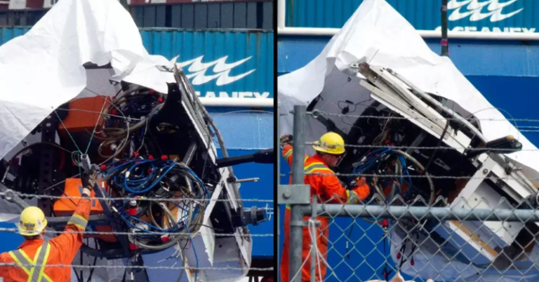 Imploded Titanic submarine first seen as remaining debris washed ashore