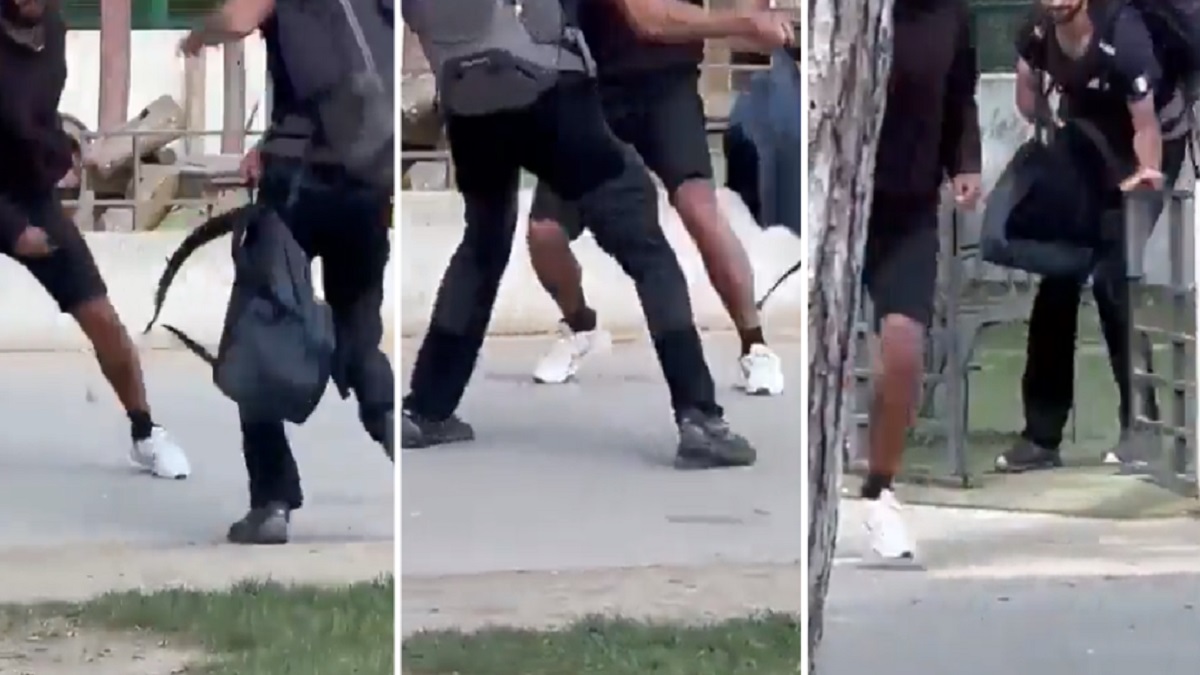LOOK: The video of Attack Au Couteau Annecy appeared on social networks