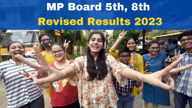 MP Board 5th, 8th Revised Results 2023 posted on rskmp.in;  Check the approval percentage