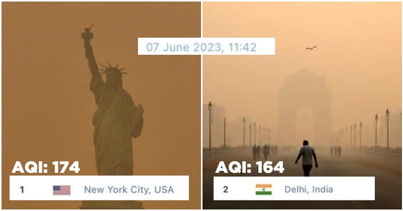New Yorkers gasp as New York City air pollution reaches alarming levels, surpassing New Delhi