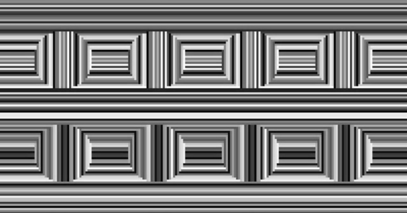 Optical Illusion Challenge: Can your eye unmask the hidden circle in this grid of squares?