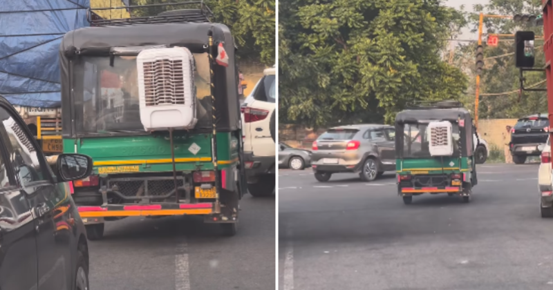 Stay Cool On The Go: Driver Puts Fridge In Car To Beat Punjab Heat, Desi Jugaad Shocks Internet