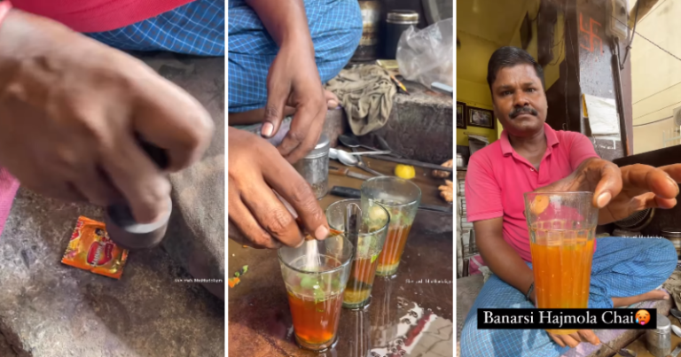 Viral Varanasi Hajmola Chai baffles people with its mix of flavors