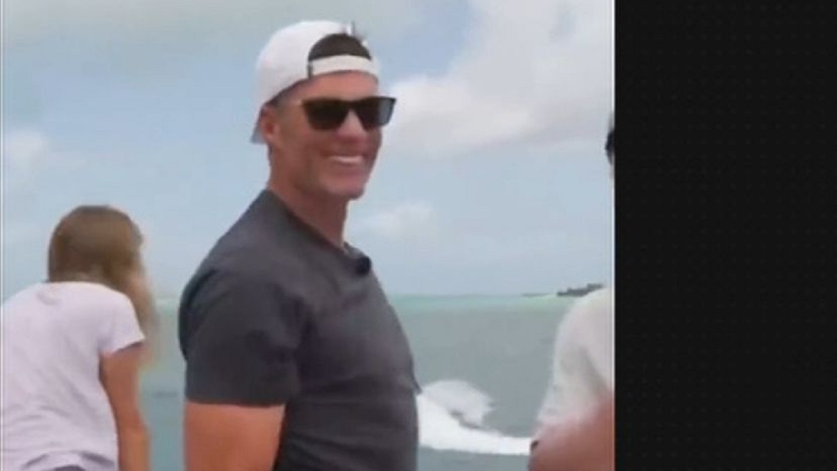 WATCH: Tom Brady Drone Video Shows Football Launched From Yacht In MrBeast Challenge