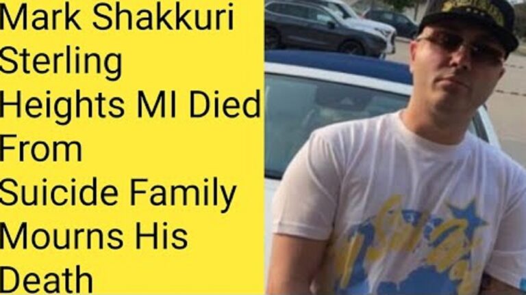 What happened to Mark Shakkuri?  My Man Died By Suicide, Cause Of Death