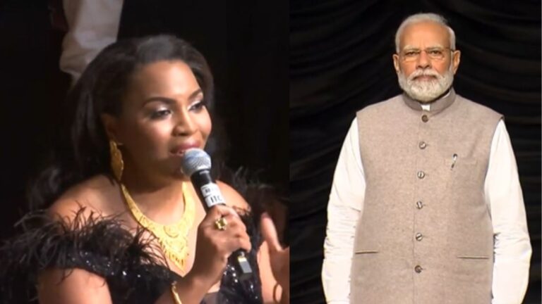 Who is Mary Millben?  Singer touches PM Modi’s feet after singing ‘Jana Gana Mana’