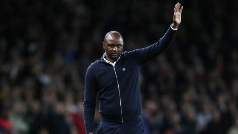 Why did Crystal Palace fire their manager Patrick Vieira after failing to win?