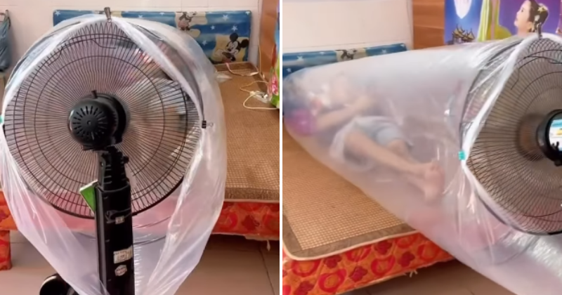 You can direct all the air of a fan towards yourself with this brilliant Jugaad - Watch the video