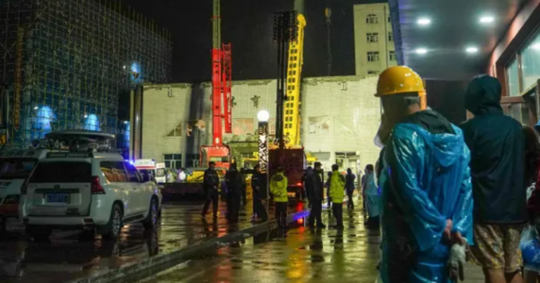 11 dead: Roof of after-school gym collapses in China