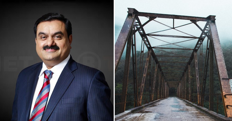 Adani Company Loses 6,000kg Iron Bridge, Overpass Gets 'Stolen' In Mumbai