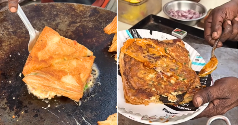 After Egg Panipuri, This Bizarre Patty & Omelette Combo Has The Internet Nauseous