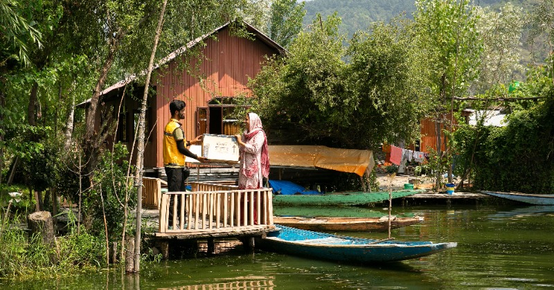 After Self-Checkout Stores, Amazon Launches First-Ever Floating Store On Srinagar's Dal Lake
