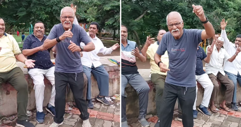An old man's sweet dance to 'Uden Jab Jab Zulfen Teri' goes viral